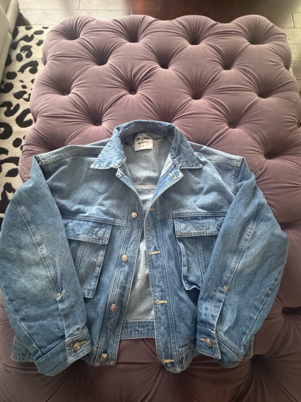 Princess Polly Light Blue Denim Jacket